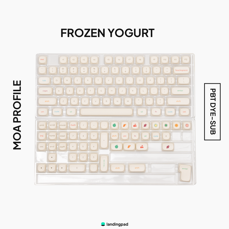 Frozen Yogurt MOA PBT Keycap Set