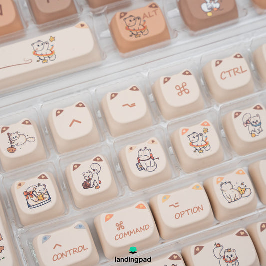 Cat MAO PBT Keycap Set