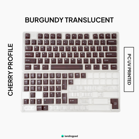 Transparent PC Cherry Profile Keycaps