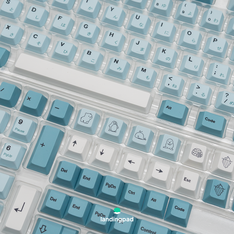 Iceberg PBT Keycap Set (English/Japanese Legends)