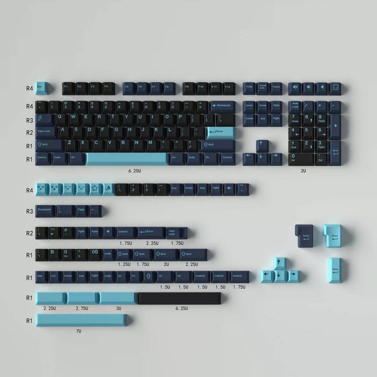 Hammerhead Dark ABS Keycap Set