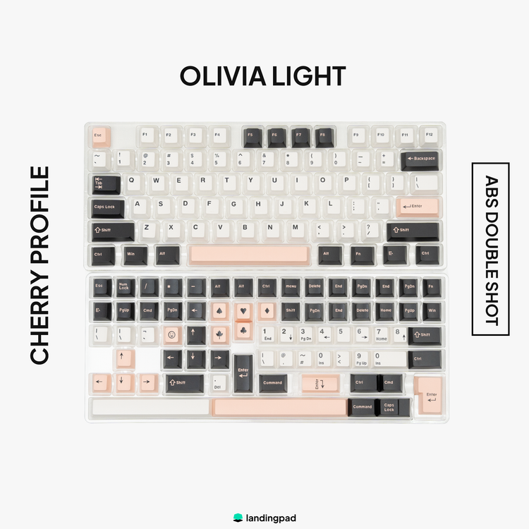 Olivia Light ABS Keycap Set