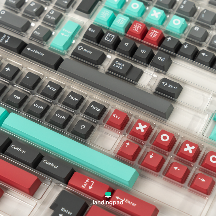 Modern Dolch Dark ABS Keycap Set