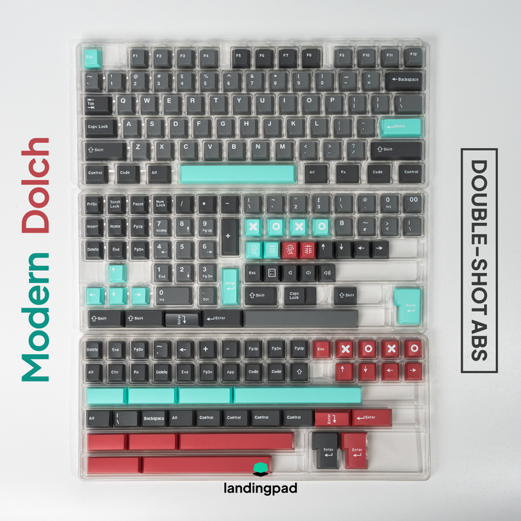 Modern Dolch Dark ABS Keycap Set