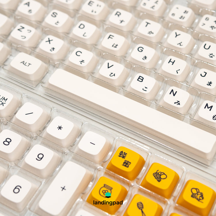 Honey Bee PBT XDA Keycap Set