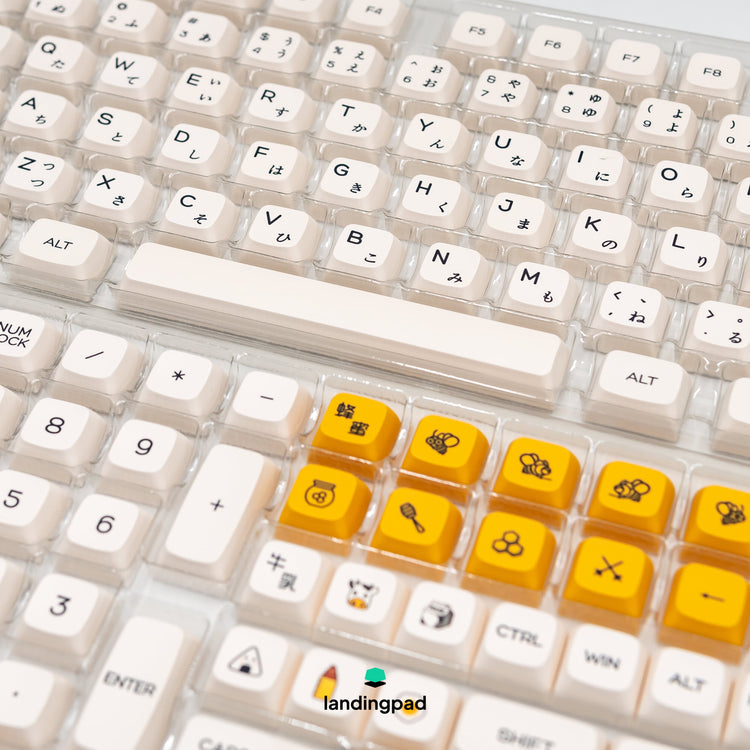 Honey Bee PBT XDA Keycap Set