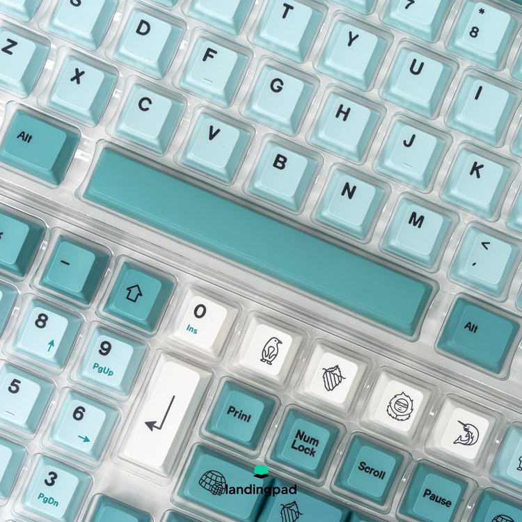 Iceberg PBT Keycap Set (English/Japanese Legends)