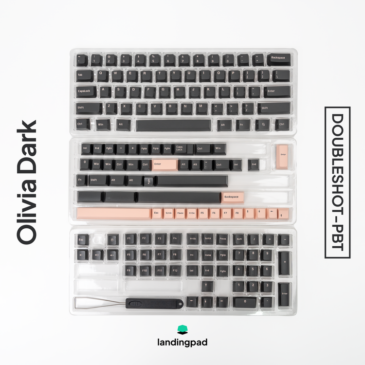 Olivia Dark PBT Keycap Set