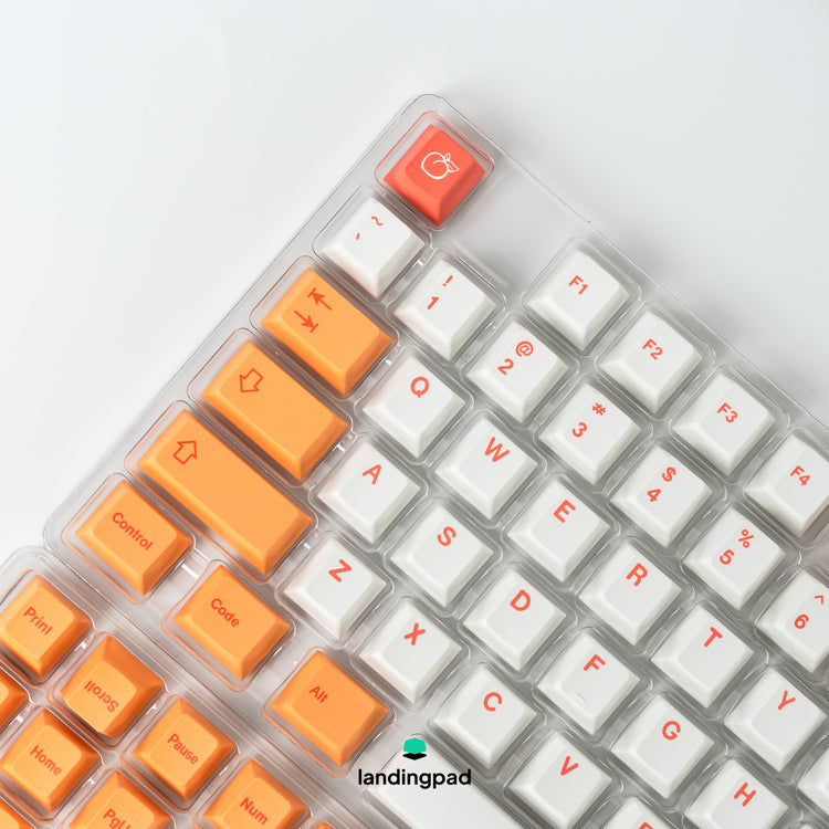 Peaches and Cream PBT Keycap Set