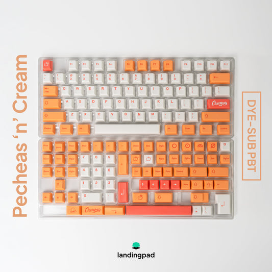 Peaches and Cream PBT Keycap Set