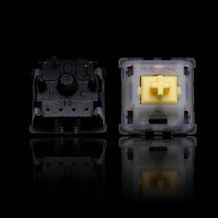 Gateron Milky Top / SMD / Milky Yellow / Full Black Yellow Switch