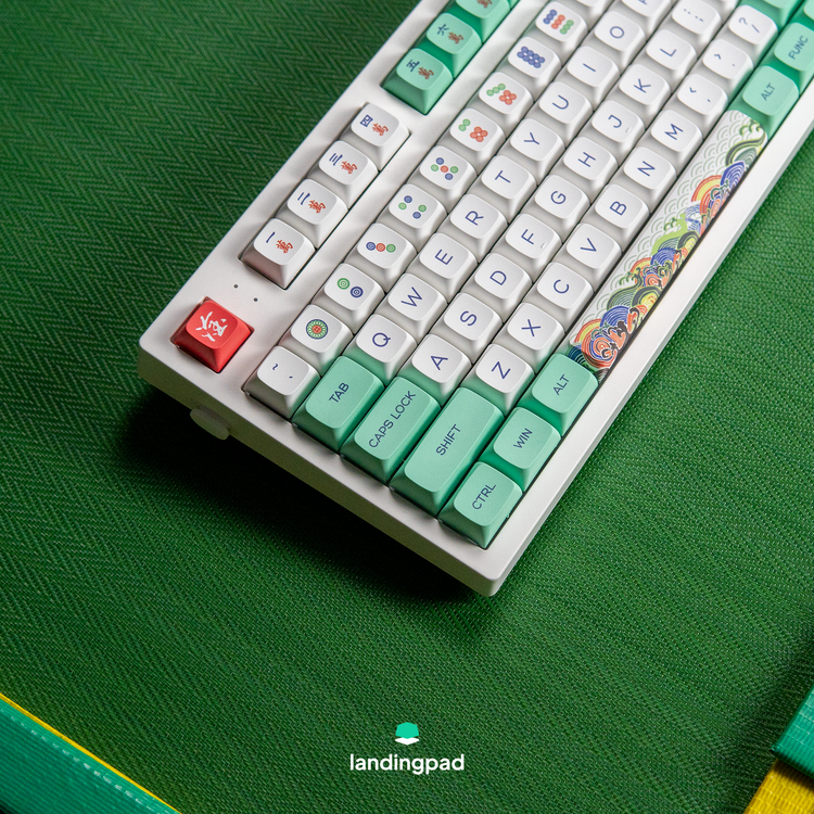 Mahjong PBT Keycap Set